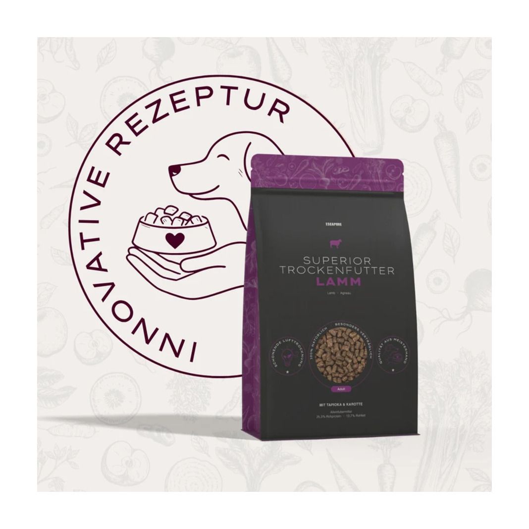 Escapure Trockenfutter Superior Lamm