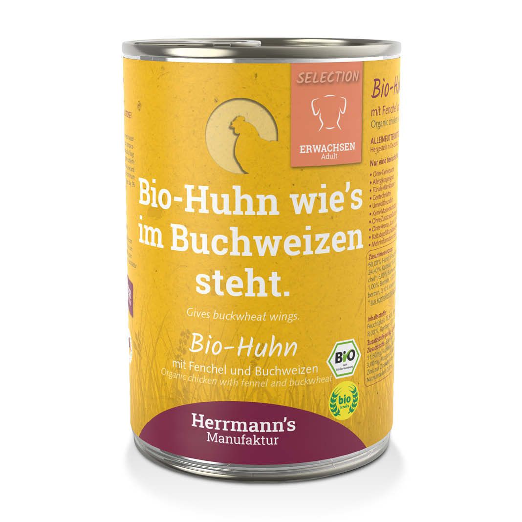 Herrmanns Selection - Erwachsen - Hirsch mit Kartoffel und Quitte | 6 x 400 g