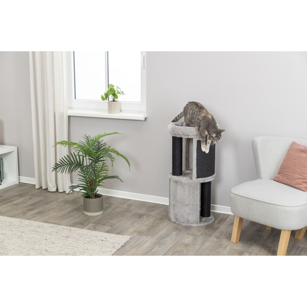 TRIXIE Cat Tower Giorgia, grau | ø 38 x 82 cm