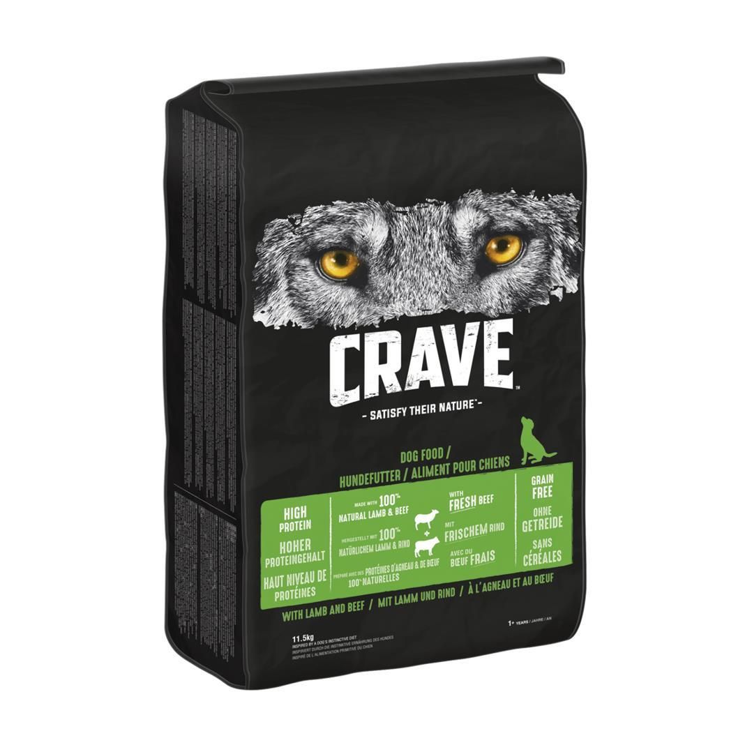 CRAVE™ Hund Beutel Adult mit Lamm und Rind | 11,5 kg