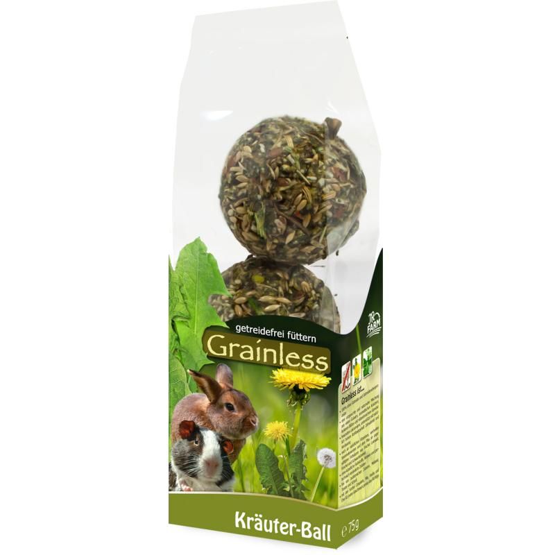 JR Grainless Kräuter-Ball 21 Stück | 7 x 75 g