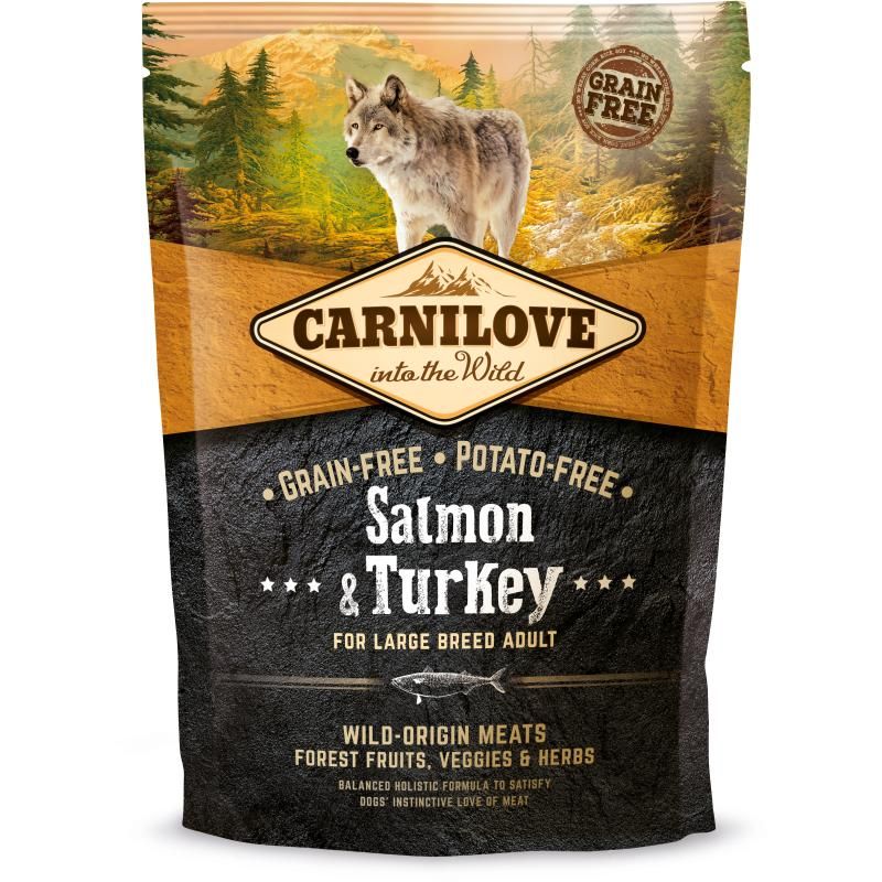 Carnilove Dog Adult Große Rassen - Lachs & Truthahn | 1,5 kg
