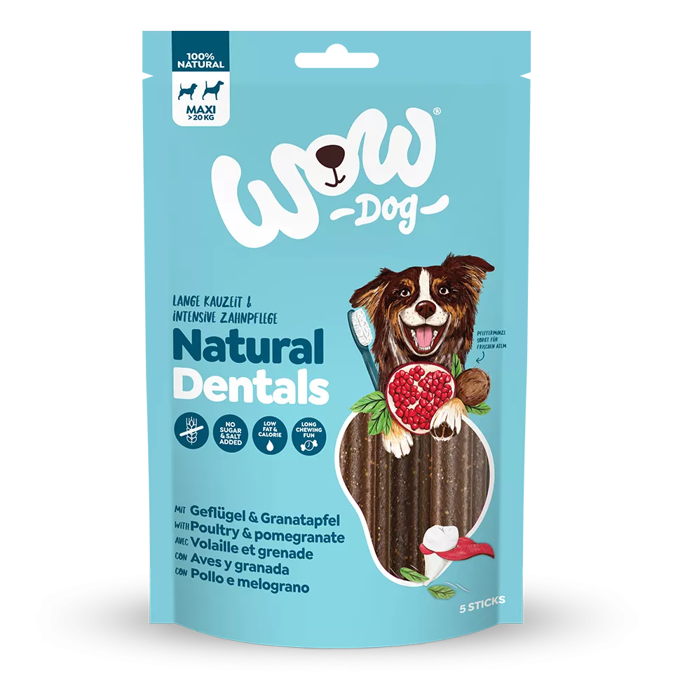 WOW DOG Natural Dentals MAXI | 10 x 230 g