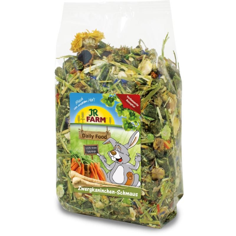 JR Farm Zwergkaninchen-Schmaus | 6 x 1,2 kg