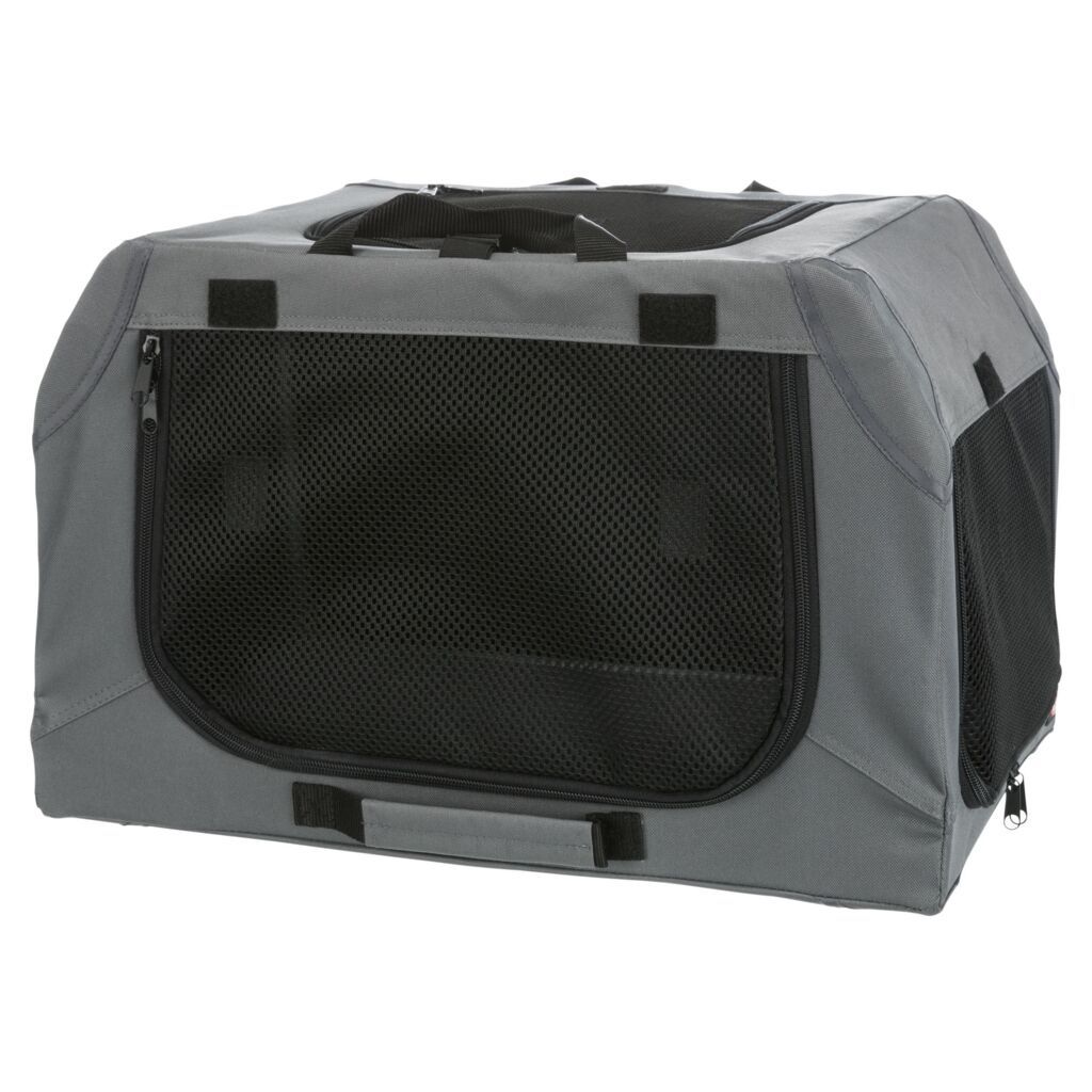 TRIXIE Hundebox Easy, grau | XS–S: 50 x 33 x 36 cm