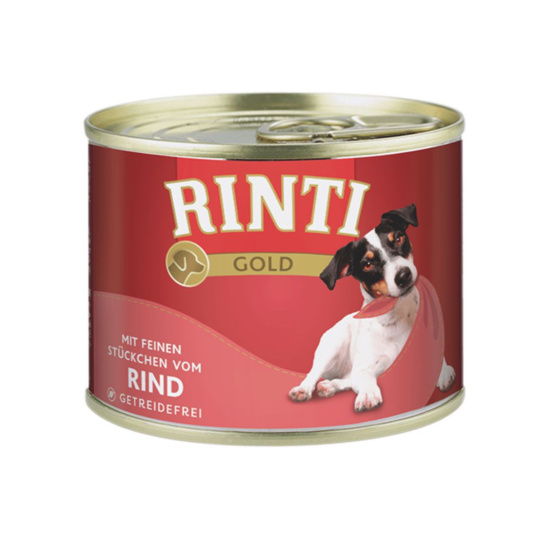 Rinti Gold Rindstückchen | 12 x 185 g