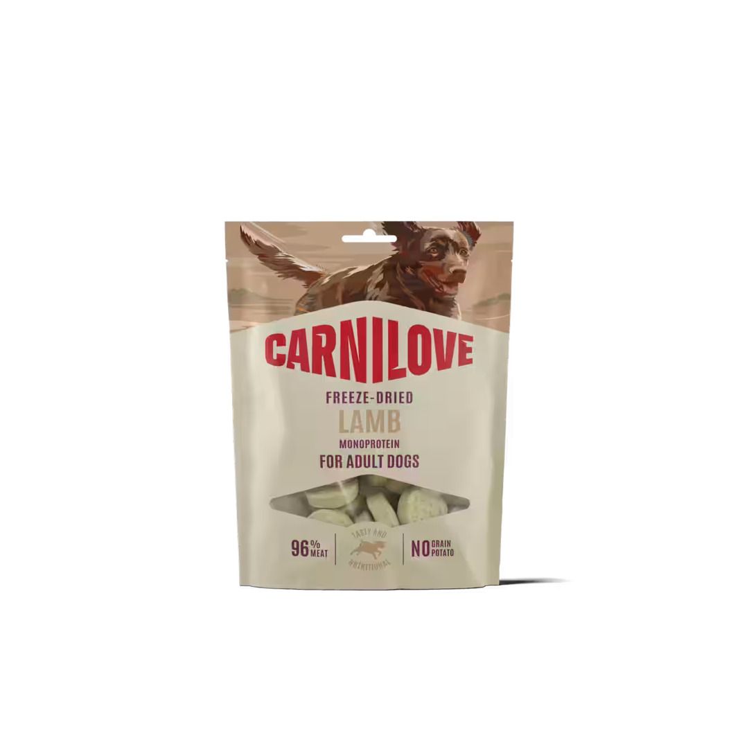 Carnilove Dog Freeze Dried Snack - Lamm | 10 x 60 g