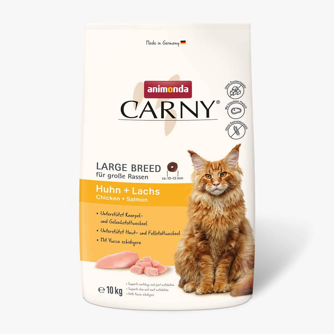 animonda Carny Adult Große Rassen Huhn + Lachs | 2 x 10 kg