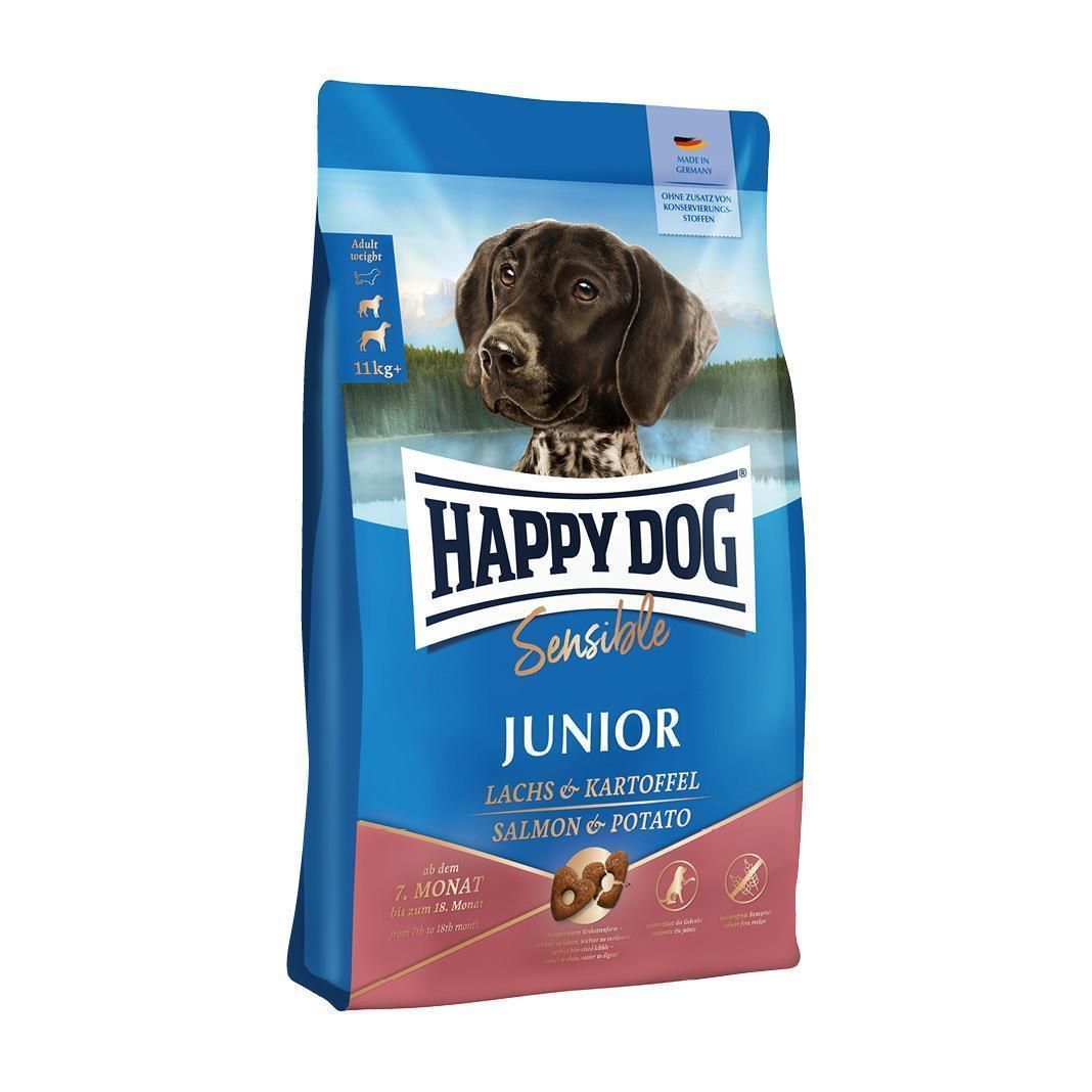 Happy Dog Supreme Sensible Junior Huhn, Lachs & Kartoffel | 2 x 10 kg