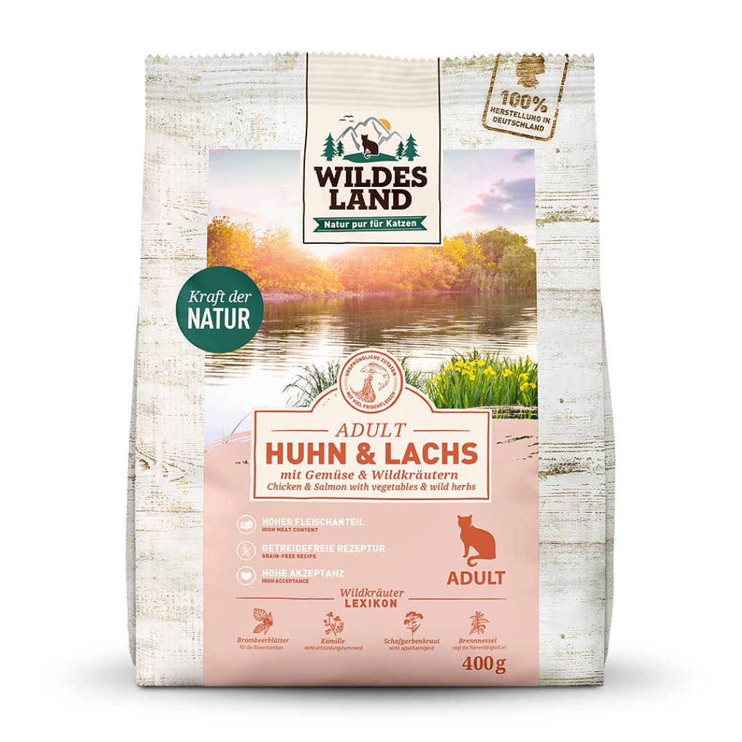 Wildes Land Cat - Classic Adult - Huhn und Lachs | 400 g