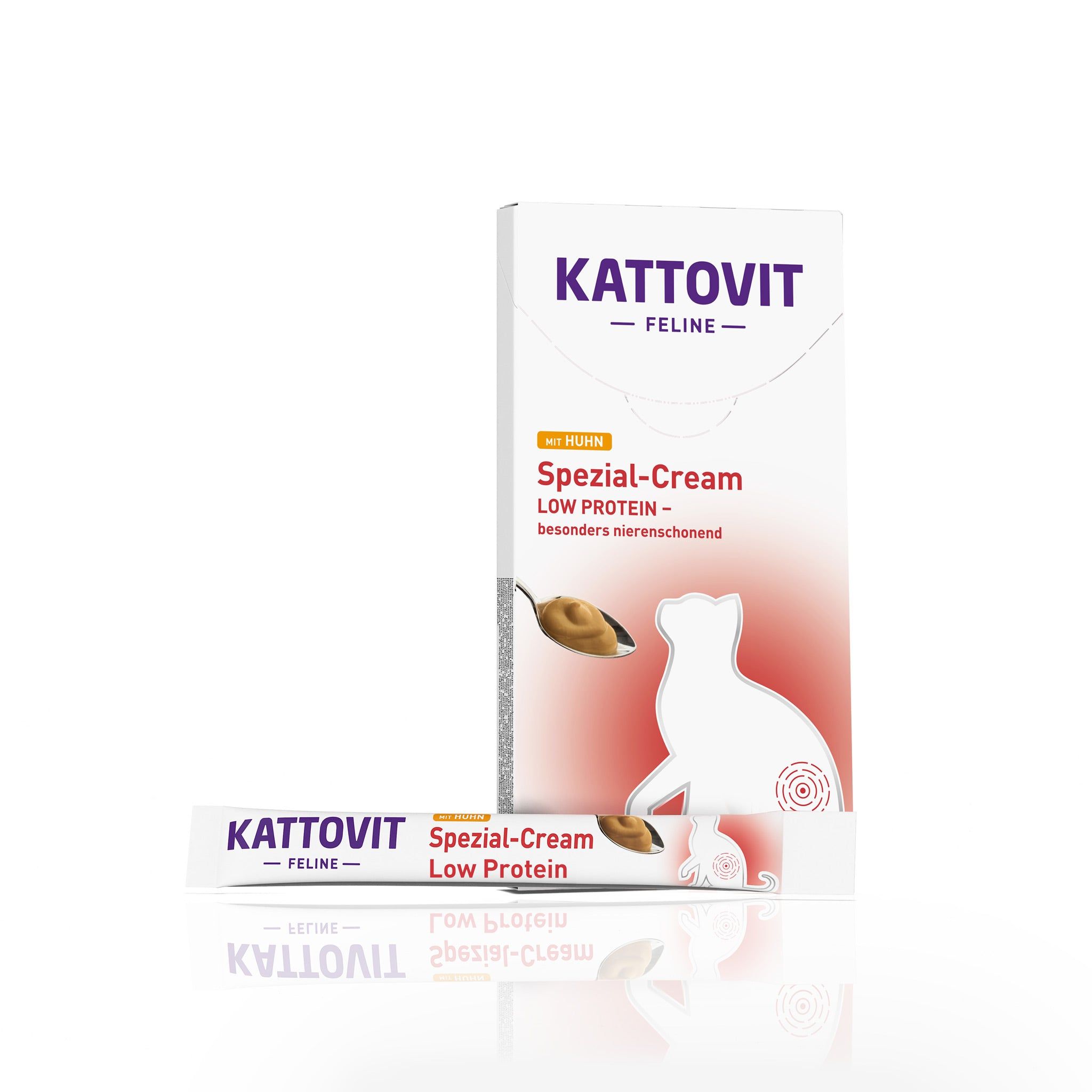 Kattovit Spezial-Cream Renal - Low-Protein mit Huhn (11 x 6 =) | 66 x 15 g
