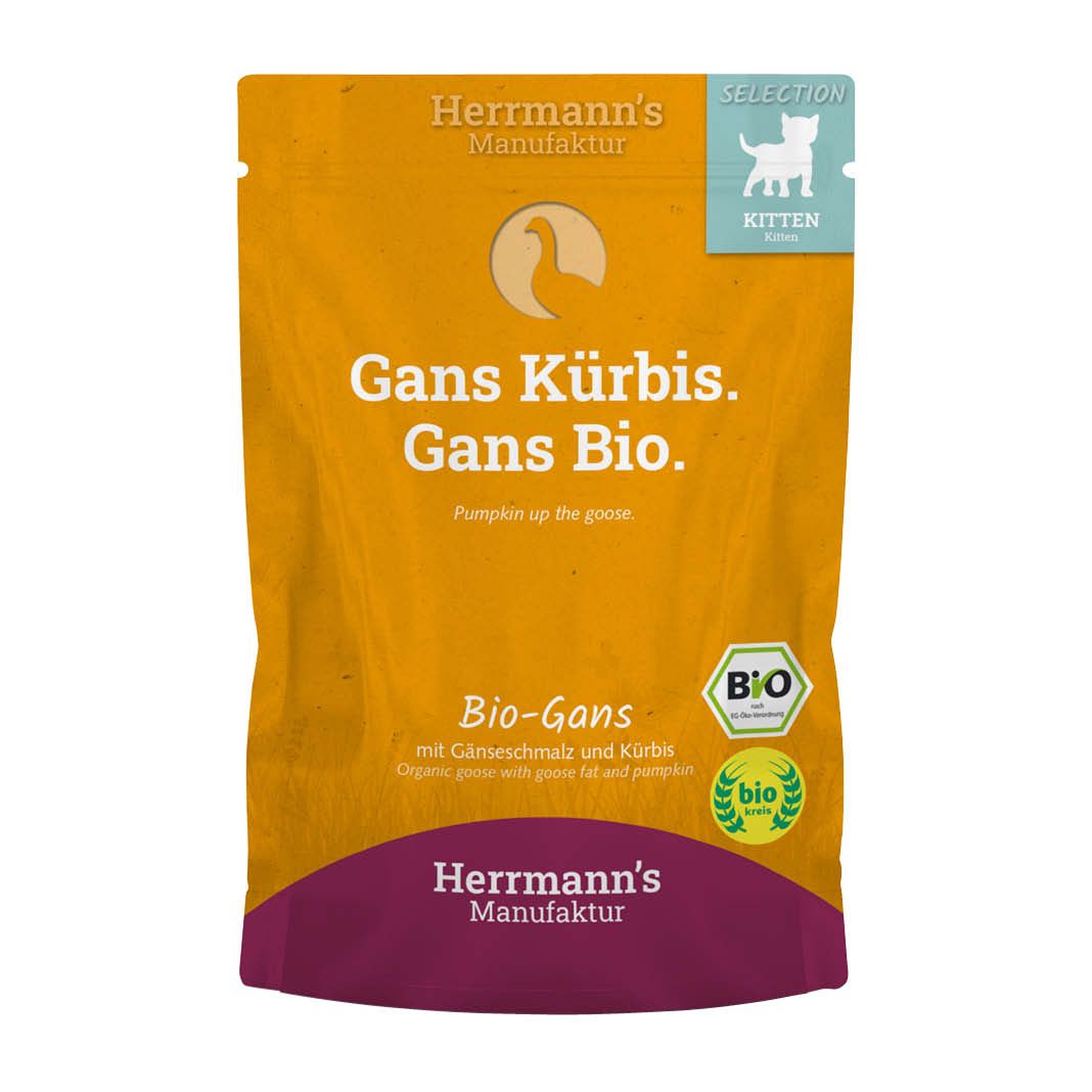 Herrmanns Selection Cat - Kaninchen und Käse | 12 x 200 g