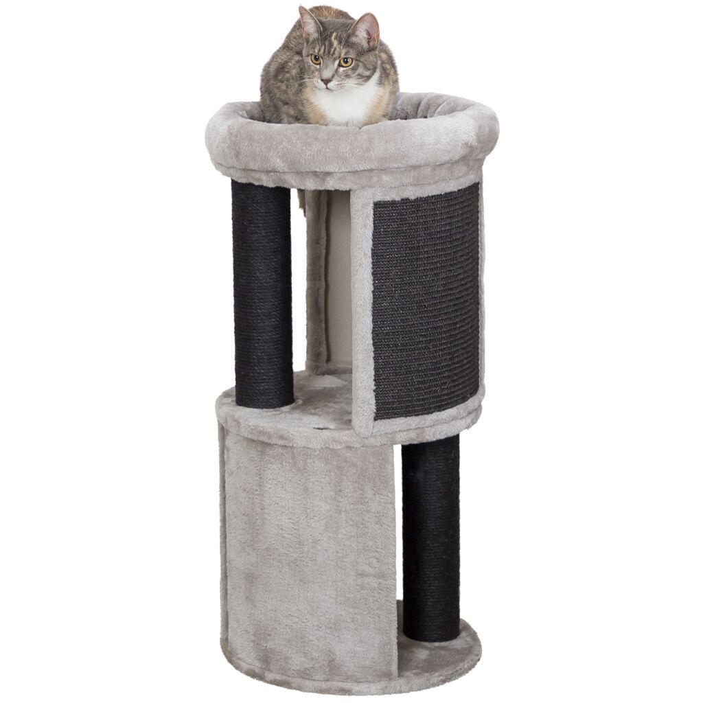 TRIXIE Cat Tower Giorgia, grau | ø 38 x 82 cm