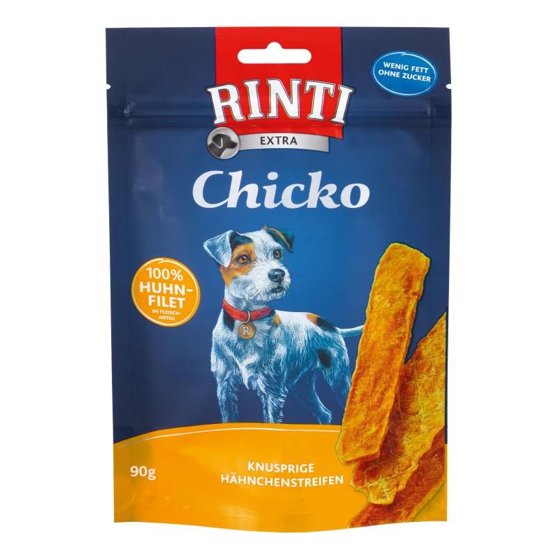 Rinti Extra Chicko knusprige Hähnchenstreifen | 90 g (9 Streifen)