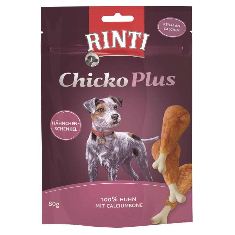 Rinti Extra Chicko Plus Hähnchenschenkel mit Calciumbone | 80 g