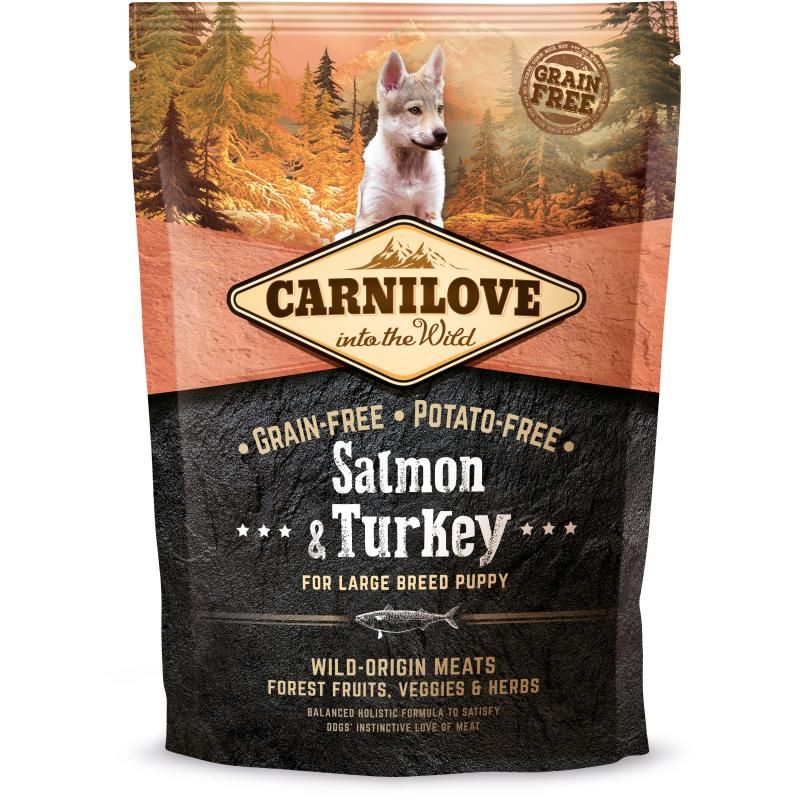 Carnilove Dog Welpe Große Rassen - Lachs & Truthahn | 1,5 kg