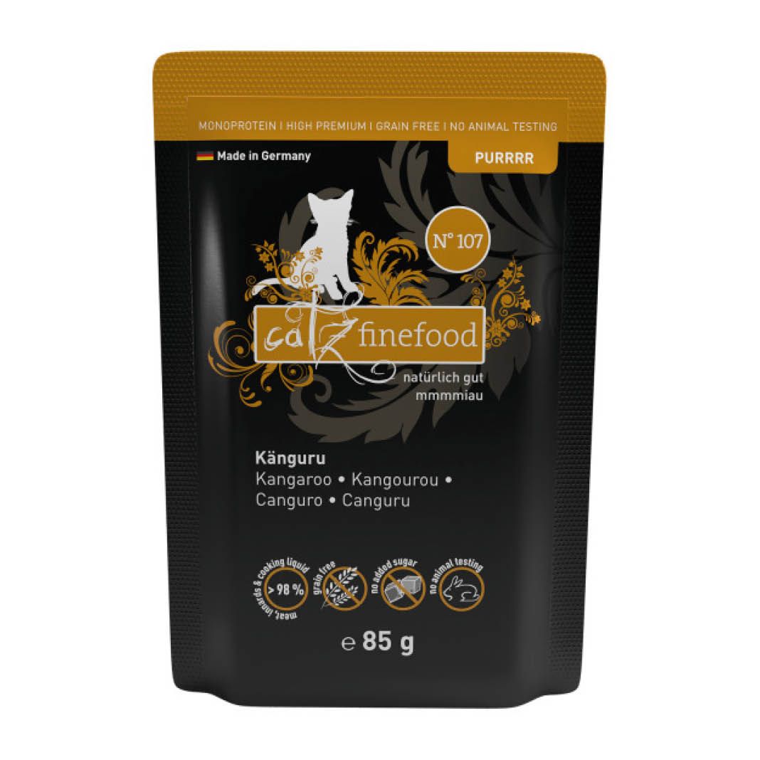 Catz Finefood Purrrr No. 107 Känguru Pouch | 16 x 85 g