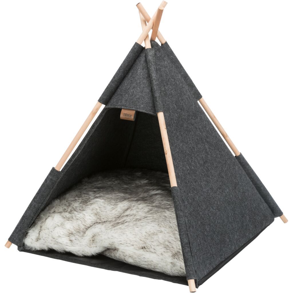 TRIXIE Höhle Tipi, Filz, anthrazit