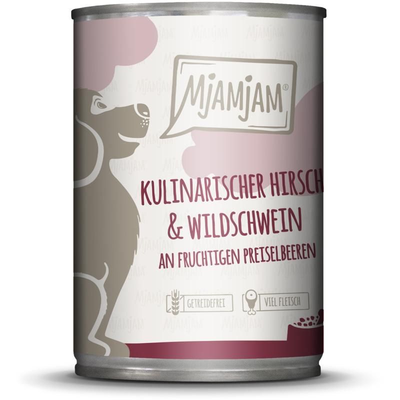 MjAMjAM Dog - Junior - Saftiges Hühnchen mit Ei | 6 x 800 g