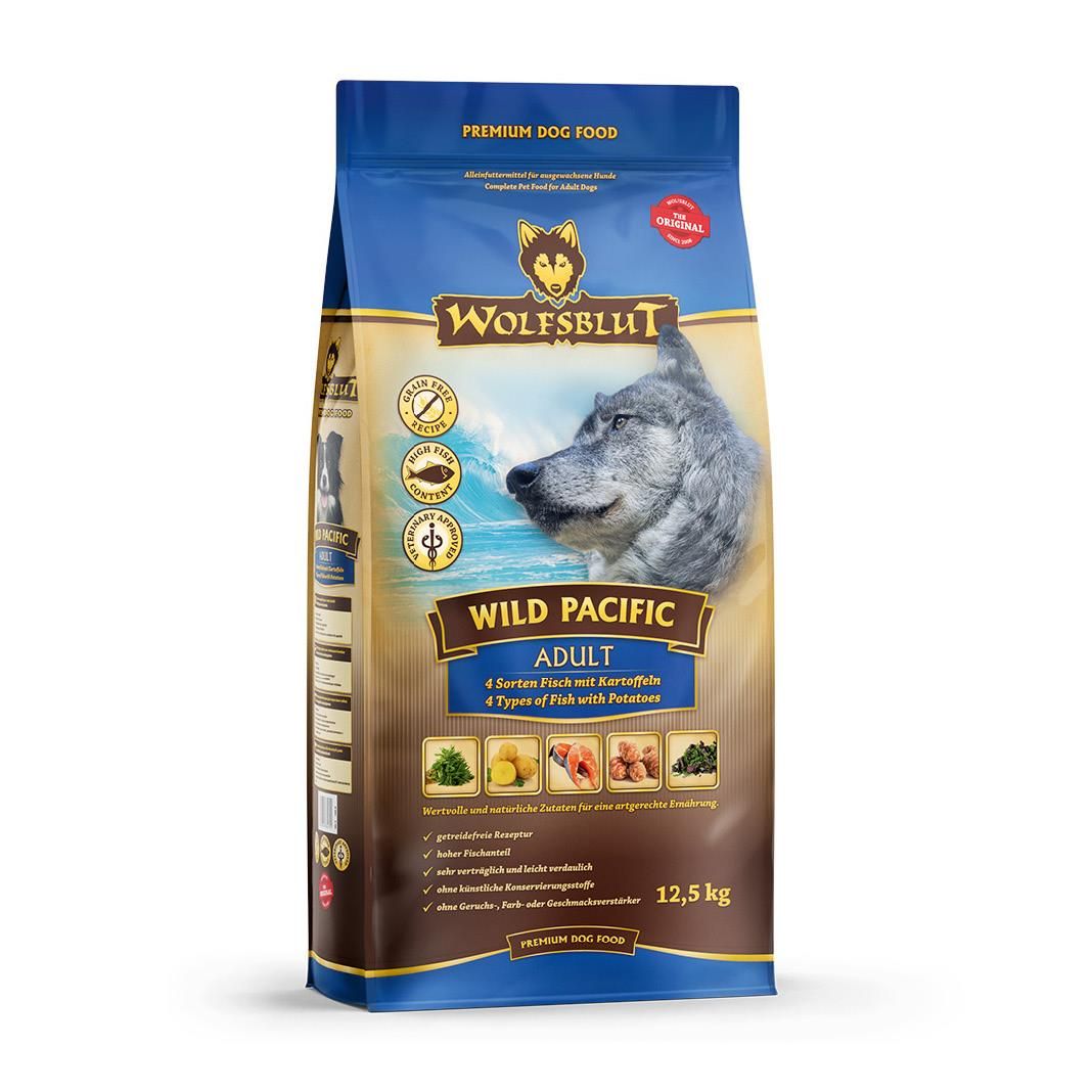Wolfsblut Wild Pacific Adult - Fisch mit Kartoffel | 12,5 kg