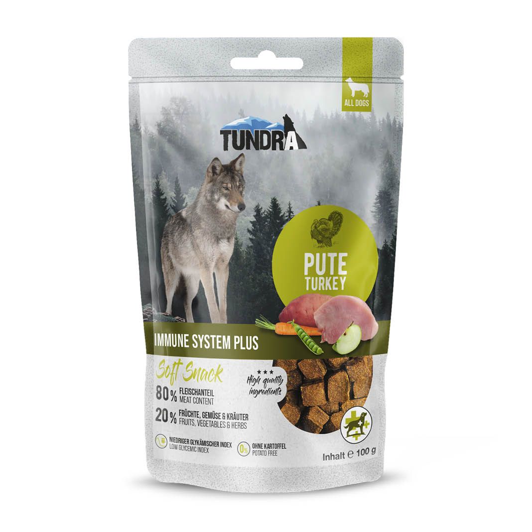 Tundra Dog Snack Immunsystem Pute | 100 g