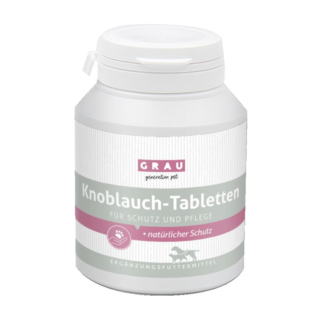 Grau Hund & Katze Knoblauch Tabletten | 200 Stück