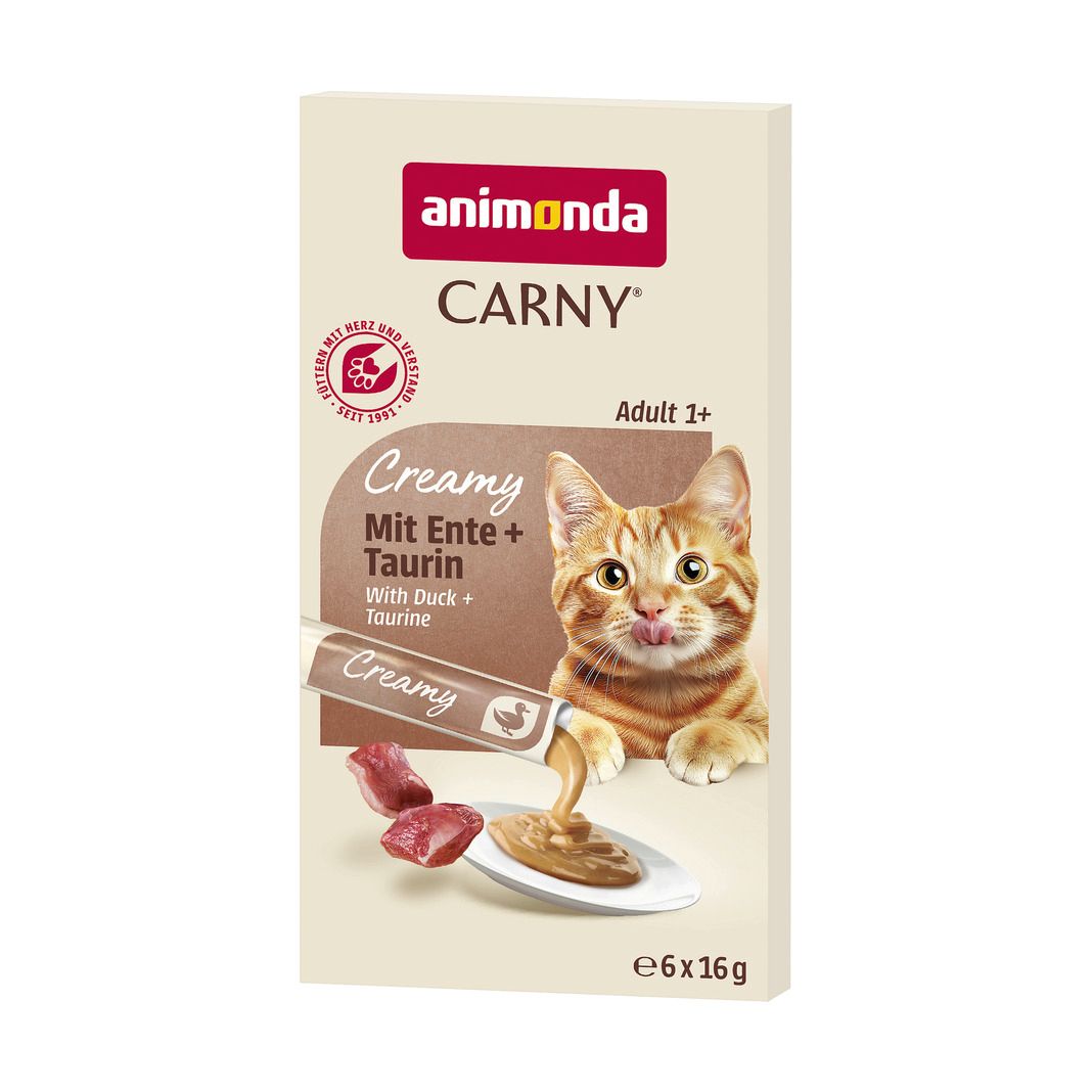 animonda Carny - Pouch - Adult - Creamy mit Ente + Taurin