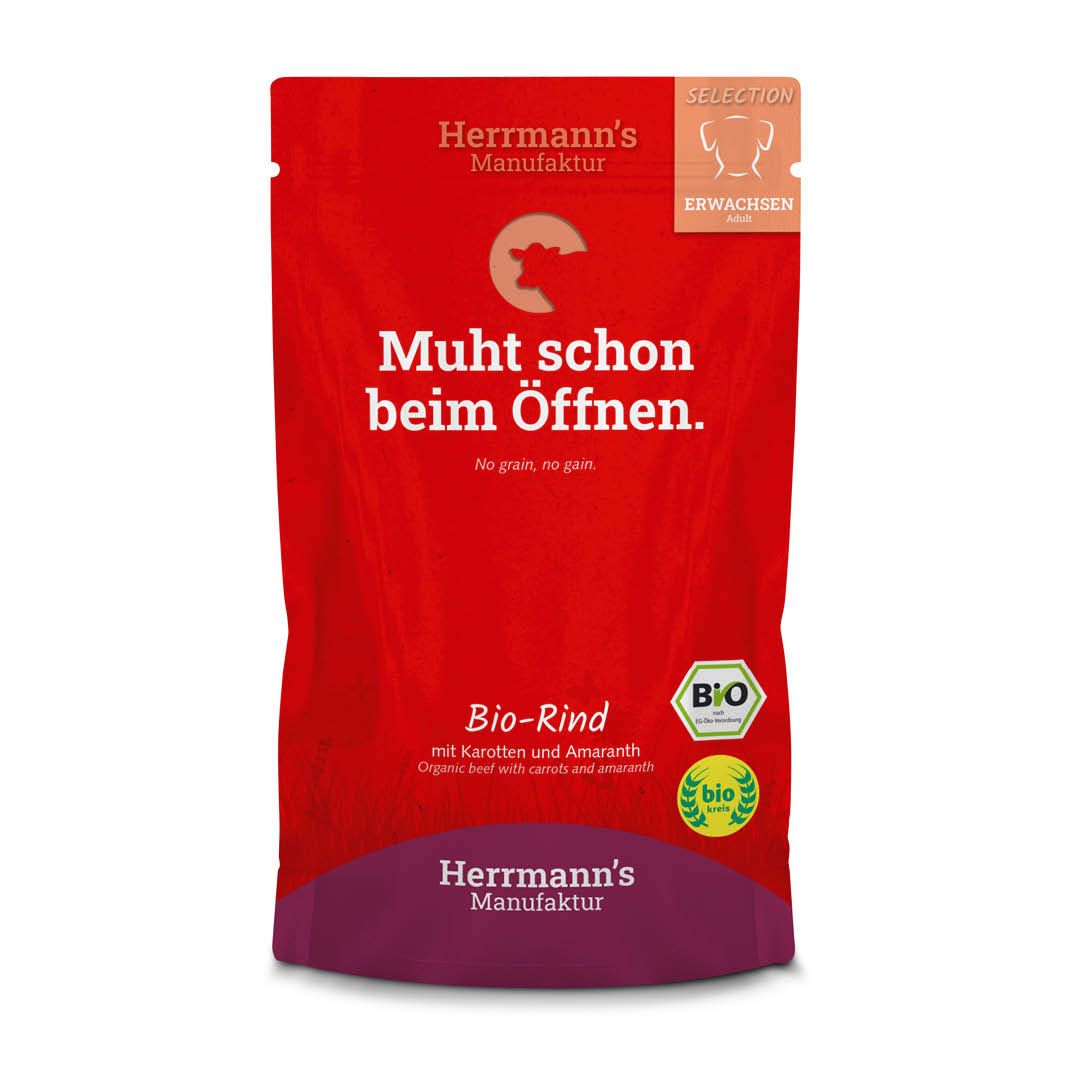 Herrmanns Selection - Erwachsen - Hirsch mit Kartoffel und Quitte | 6 x 400 g