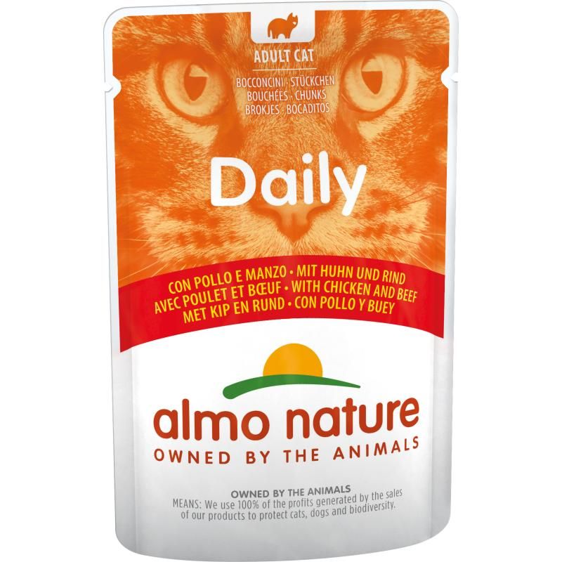 Almo Nature PFC Daily Menü Huhn & Rind Pouch | 30 x 70 g