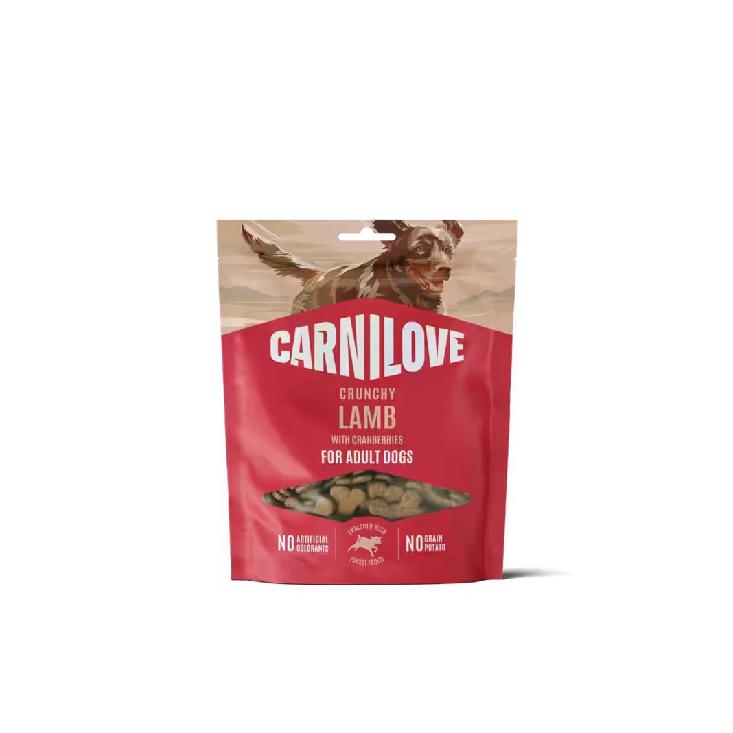 Carnilove Dog Crunchy Snack - Lamm mit Preiselbeere | 8 x 200 g