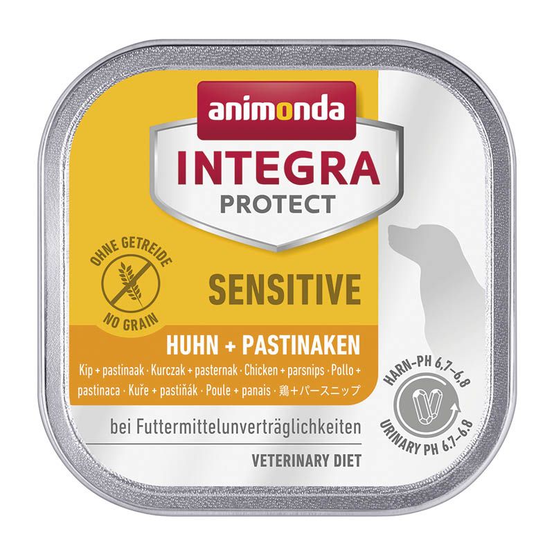 animonda INTEGRA PROTECT - Schale - Adult - Sensitive - Huhn + Pastinaken | 11 x 150 g