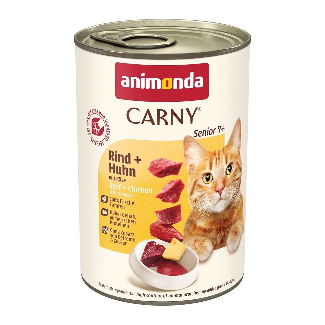 animonda Carny - Dose - Senior - Rind + Putenherzen | 6 x 400 g