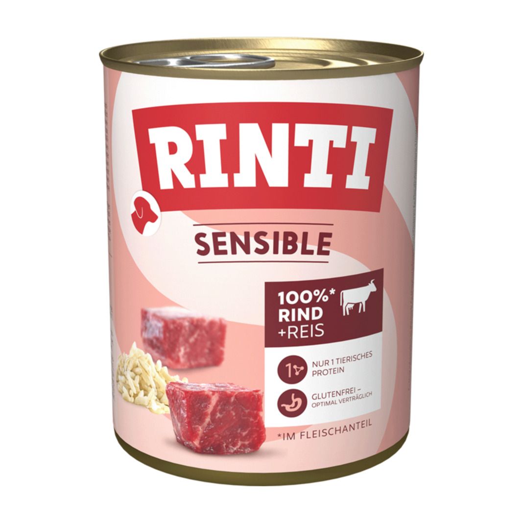 Rinti Sensible Rind & Reis | 12 x 800 g