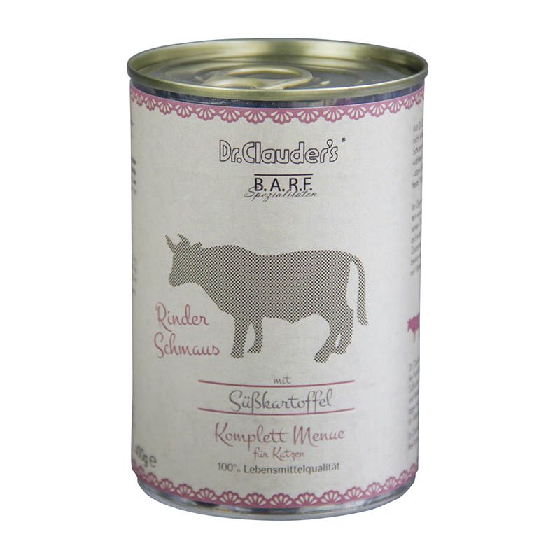 Dr. Clauder's BARF Komplett Menue Rinderschmaus | 6 x 400 g