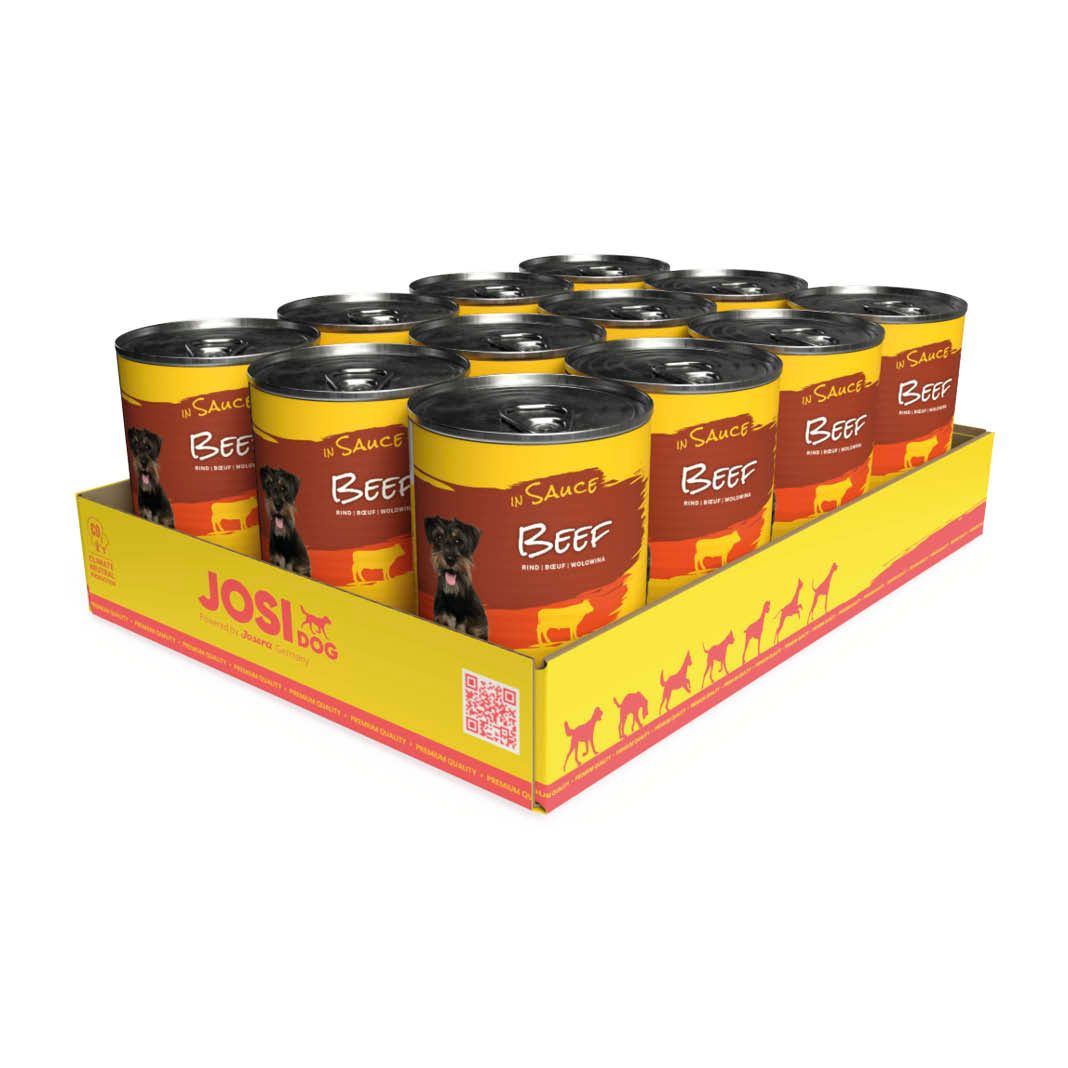 Josera JosiDog Beef in Sauce (3x4) | 12 x 415 g