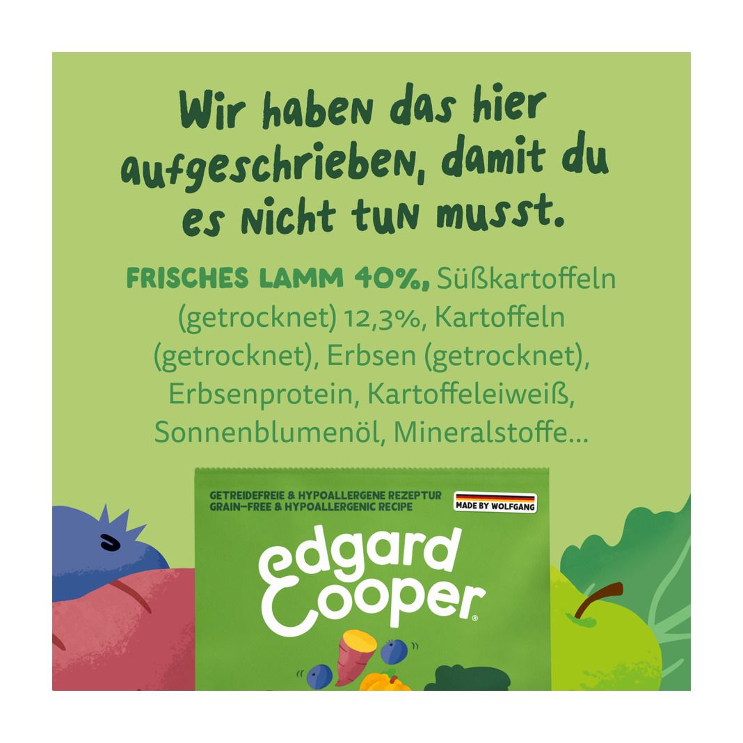 Edgard & Cooper Adult - Frisches Lamm (Small) | 700 g