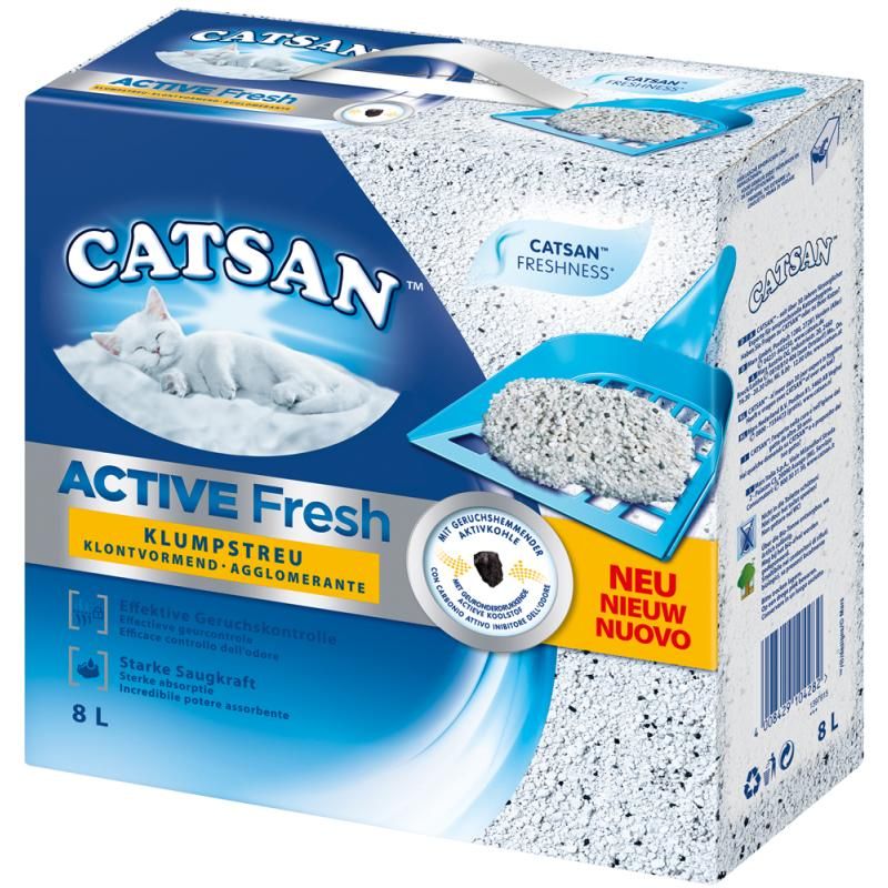Catsan Active Fresh Klumpstreu 8 l | 8 kg