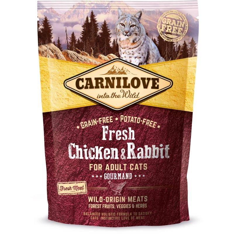 Carnilove Cat Adult Fresh - Huhn & Kaninchen - Feinschmecker | 400 g