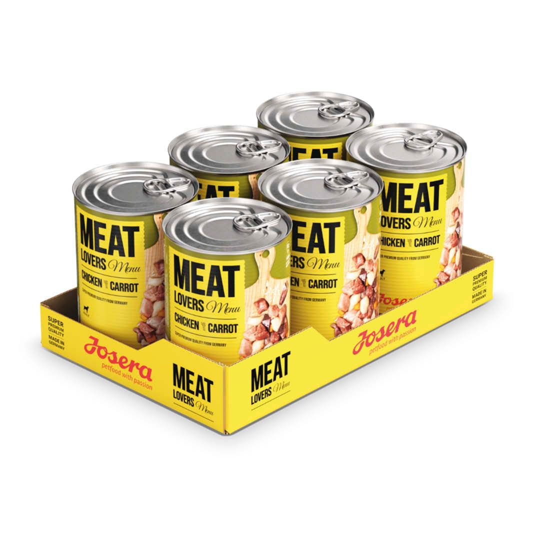 Josera Meat Lovers Menu Chicken with Carrot | 6 x 800 g