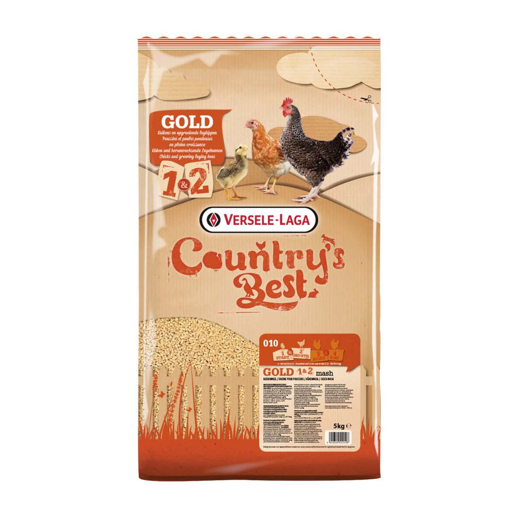 Country's Best GOLD 1 & 2 Mash 5kg - Kükenmehl vom 1. Tag bis zum 1. Ei - Image 5