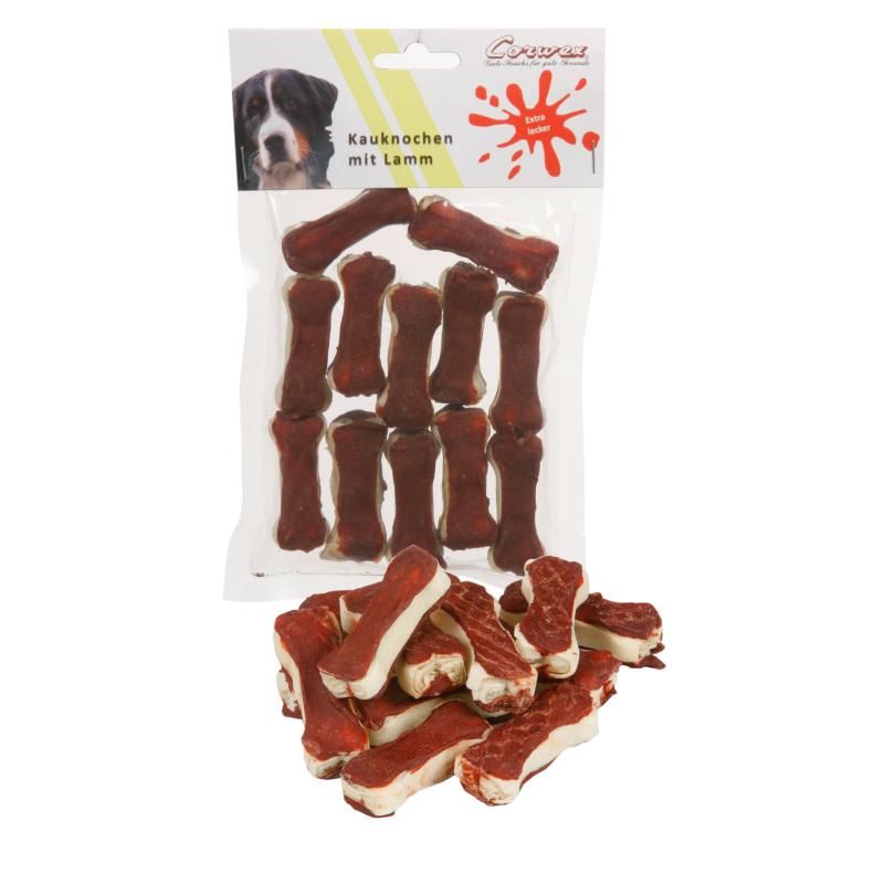 Corwex Kauknochen mit Lamm | 12 x 5 cm