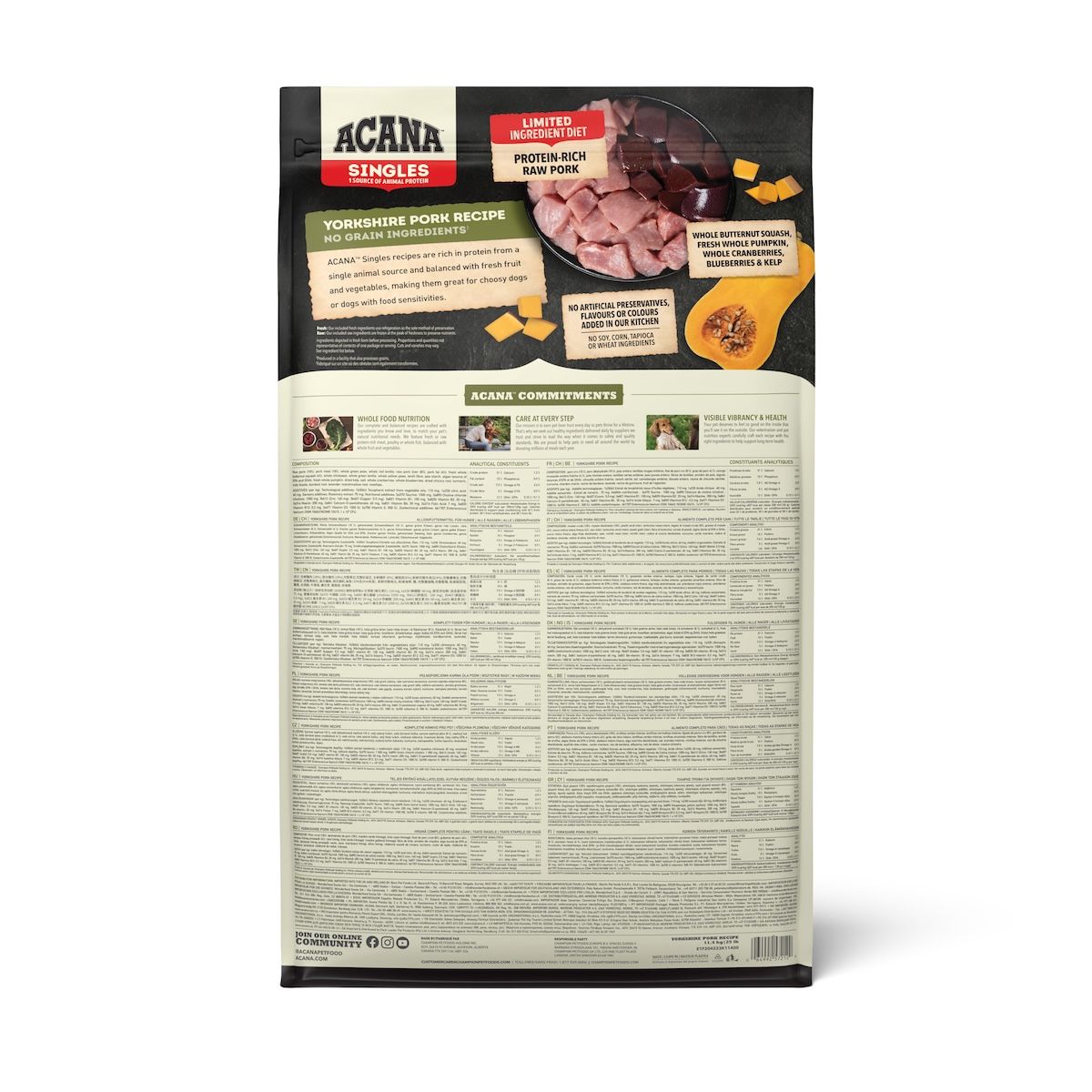Acana Dog Yorkshire Pork Recipe | 2 x 11,4 kg
