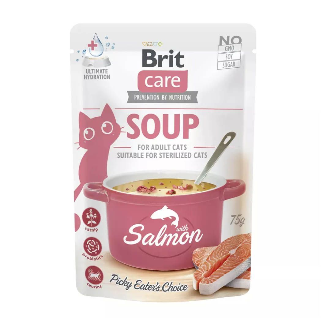 Brit Care - Cat - Soup - Suppe mit Lachs | 15 x 75 g