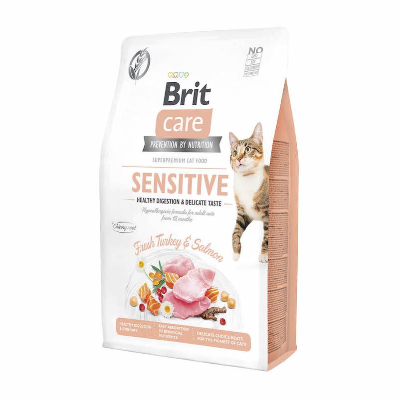 Brit Care - Cat - Getreidefrei - Sensitiv - Gesunde Verdauung & delikater Geschmack