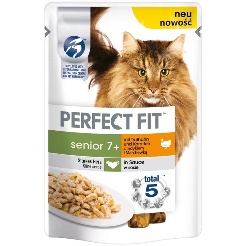 Perfect Fit Senior mit Truthahn & Karotten | 12 x 85 g