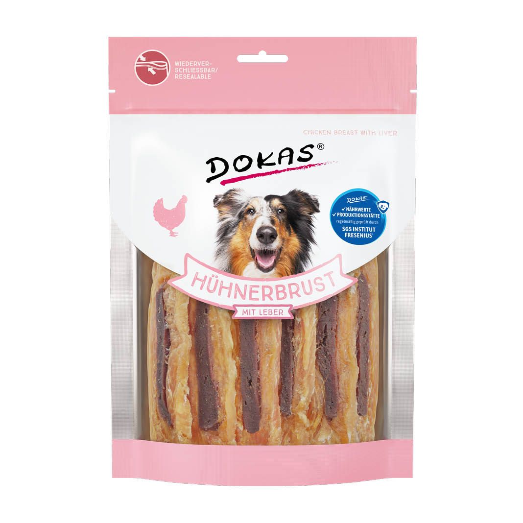 Dokas Hühnerbrust mit Leber | 220 g