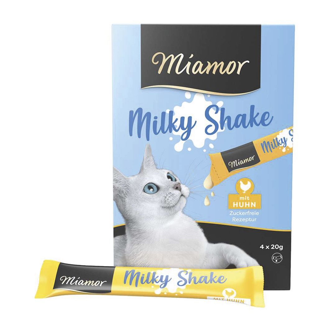 Miamor Cat Snack Milky Shake mit Huhn | 4 x 20 g