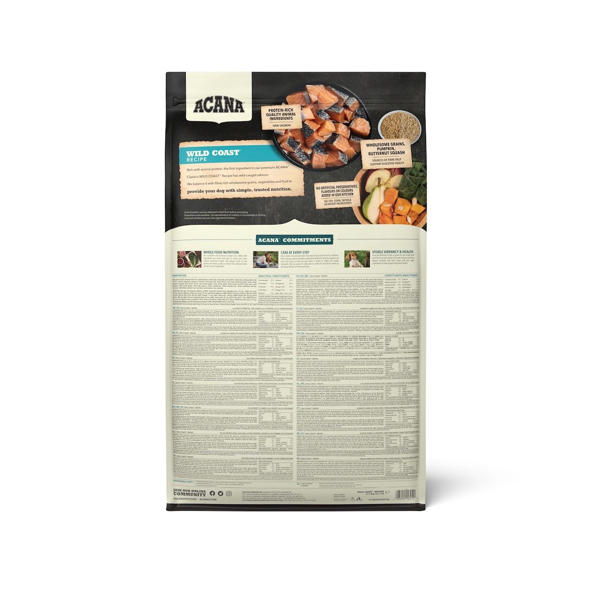 Acana Dog Classics Wild Coast Recipe | 2 x 2 kg