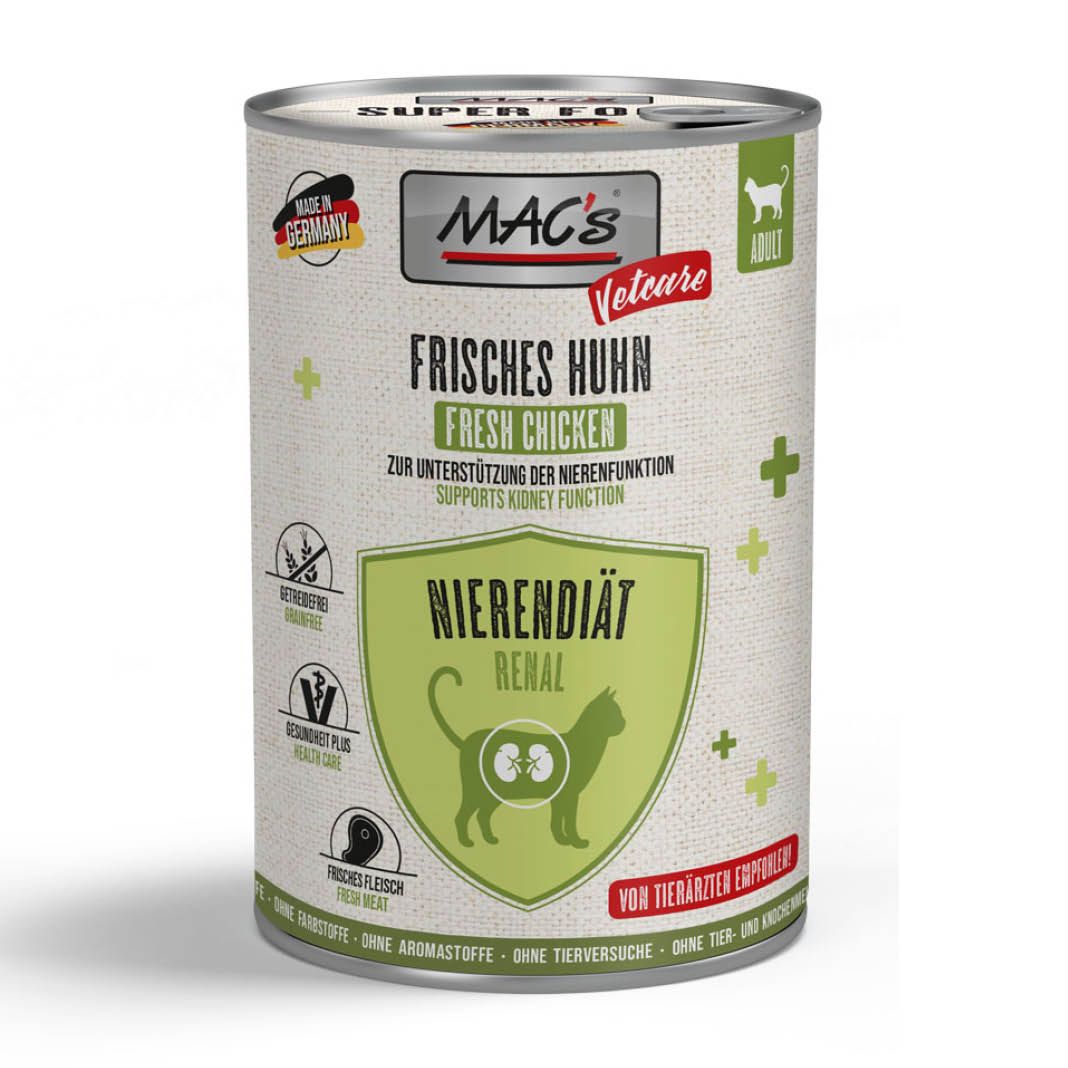 MAC's - Cat - Vetcare Nierendiät Huhn | 6 x 400 g