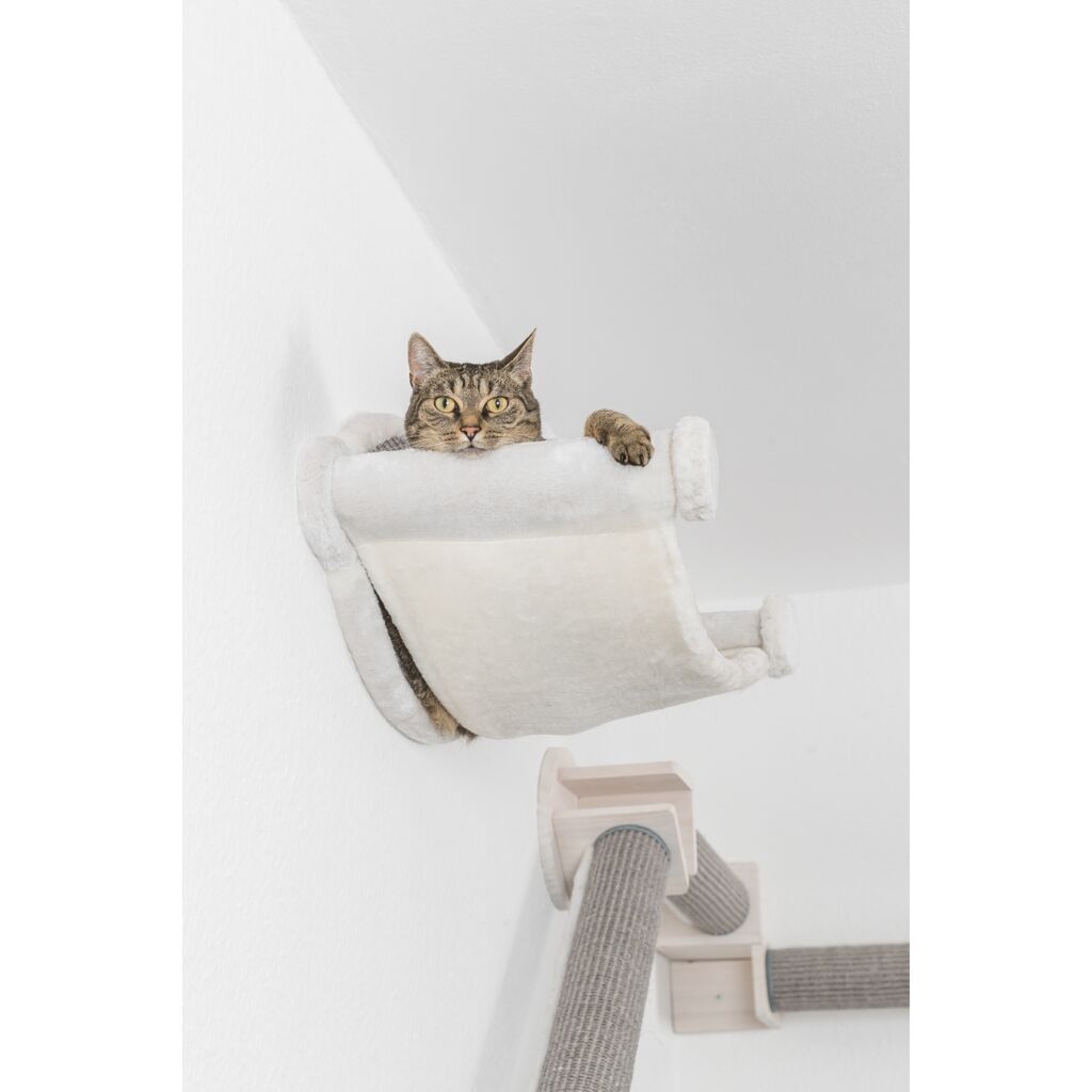 TRIXIE Hngematte zur Wandmontage, wei/grau | 54 x 28 x 33 cm | trix0287